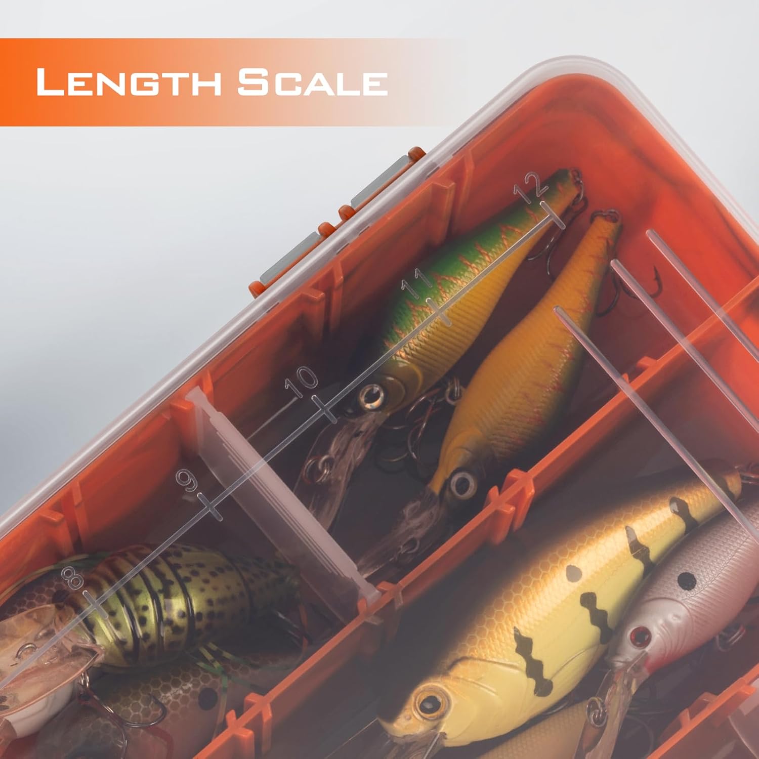 KastKing Bait Vault Camouflage Tackle Box, Plastic Tackle Trays, Fishing Tackle Box Storage Organizer with Removable Dividers, 2 Packs /4 Packs Lure Boxes Terminal Tackle Storage - Image 3